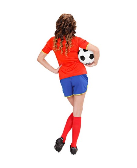 DISFRAZ DE JUGADORA DE FUTBOL PARA MUJER