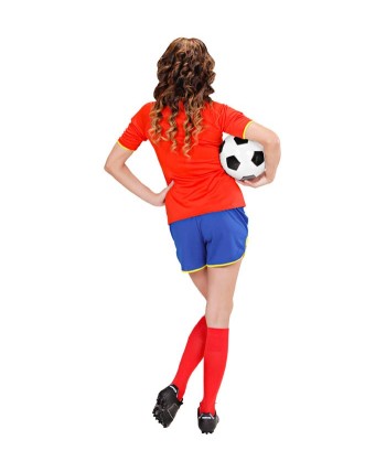 DISFRAZ DE JUGADORA DE FUTBOL PARA MUJER