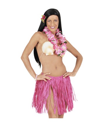 SET FALDA Y COLLAR HAWAIANA