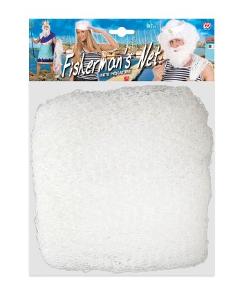 RED DE PESCA BLANCA DECORATIVA 