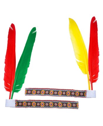 PLUMAS INDIO DOS UNIDADES