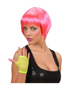 PELUCA ROSA CORTA