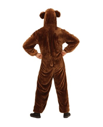 DISFRAZ DE OSO MARRON PELUCHE PARA ADULTO