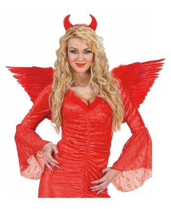 ALAS ROJAS DE PLUMAS 86 x 31 CMS.