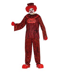 DISFRAZ DE PAYASO ASESINO CARCELARIO 
