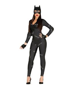 DISFRAZ DE CAT WOMAN CON BUZO DECORADO