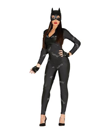 DISFRAZ DE CAT WOMAN CON BUZO DECORADO