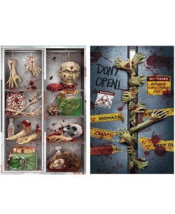 DECO PARED ZOMBIES SURTIDO