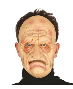 CARETA DE ABUELO DE FOAM CON GOMA