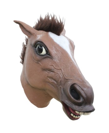 CARETA DELUXE CABALLO MARRON