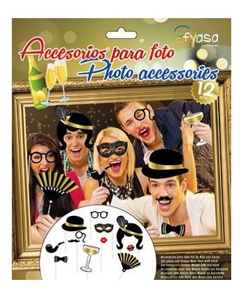 COMPLEMENTOS PHOTOCALL FIN DE AÑO 12 UNIDADES