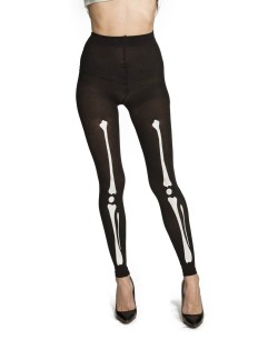 LEGGINS NEGROS HUESOS