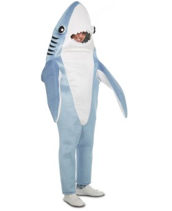 DISFRAZ DE TIBURON AZUL