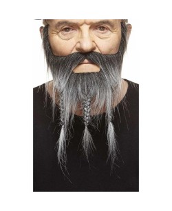 BARBA VIKINGA CORTA CANOSA 3 TRENZAS