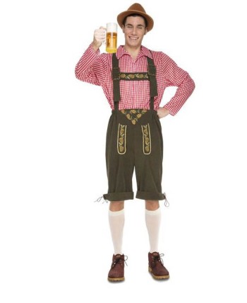 DISFRAZ DE TIROLES MARRON OKTOBERFEST
