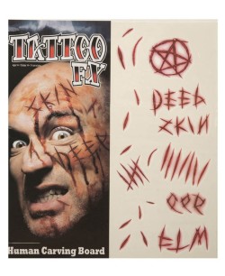 TATUAJES HERIDAS HALLOWEEN SURTIDOS