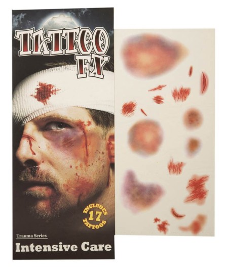 TATUAJES HERIDAS HALLOWEEN SURTIDOS