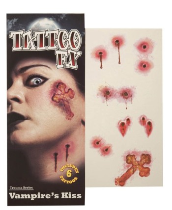 TATUAJES HERIDAS HALLOWEEN SURTIDOS