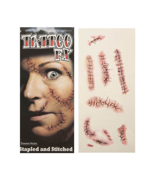 TATUAJES HERIDAS HALLOWEEN SURTIDOS