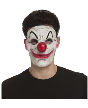 CARETA DE PAYASO DIABOLICO CEJAS ARQUEADAS