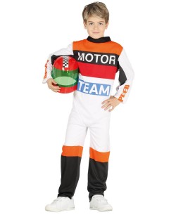 DISFRAZ DE PILOTO DE MOTOS PARA NIÑO
