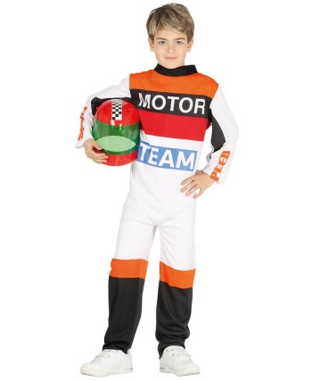 DISFRAZ DE PILOTO DE MOTOS PARA NIÑO