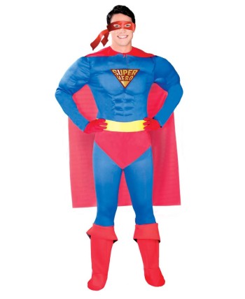 DISFRAZ DE SUPERHERO MUSCULOSO PARA HOMBRE