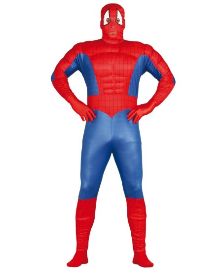 DISFRAZ DE HOMBRE ARAÑA MUSCULOSO PARA HOMBRE