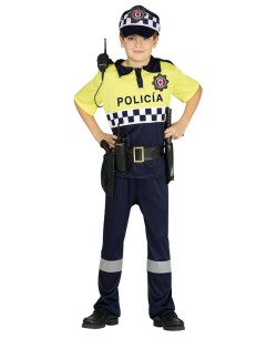 DISFRAZ DE POLICIA LOCAL PARA NIÑO