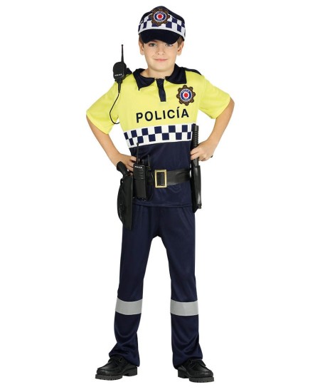 DISFRAZ DE POLICIA LOCAL PARA NIÑO