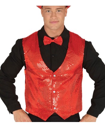 CHALECO LENTEUELAS ROJO