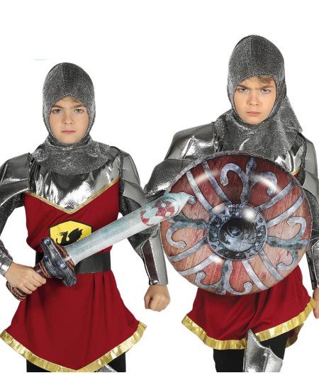 SET ESCUDO Y ESPADA MEDIEVAL HINCHABLE