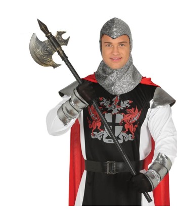 HACHA MEDIEVAL VERDUGO DORADA