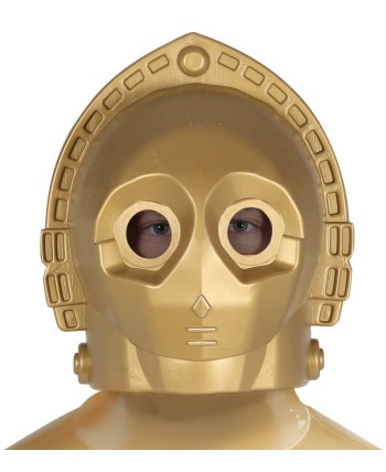 CASCO ROBOT ESPACIAL DORADO
