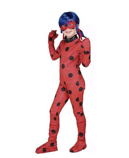 DISFRAZ DE LADYBUG CON COMPLEMENTOS PARA NIÑA