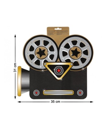 DECO PARED MAQUINA DE FILMAR HOLLYWOOD