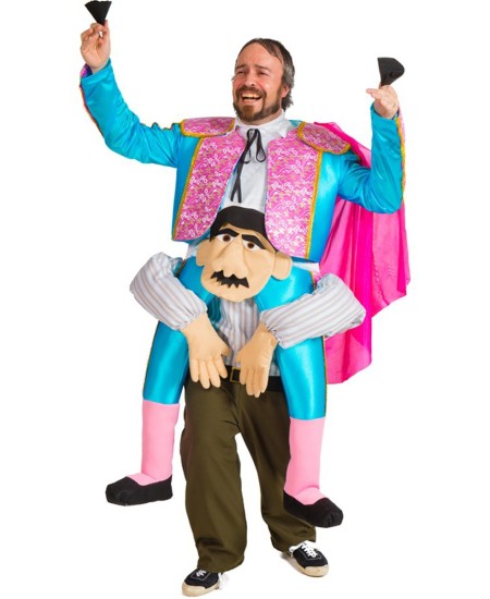 DISFRAZ DE TORERO A HOMBROS PARA HOMBRE