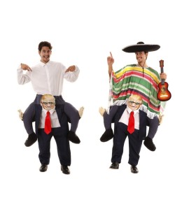 DISFRAZ DE HOMBRE DE NEGOCIOS A HOMBROS