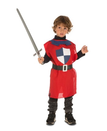 DISFRAZ DE PETO MEDIEVAL ROJO INFANTIL
