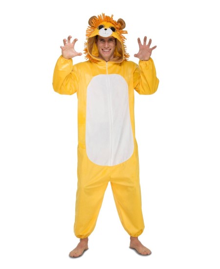 DISFRAZ DE LEON KIGURUMI PARA ADULTO