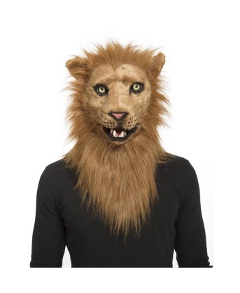 CARETA LEON GRIS DELUXE MANDIBULA MOVIL