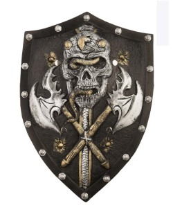 ESCUDO MEDIEVAL FOAM CALAVERA