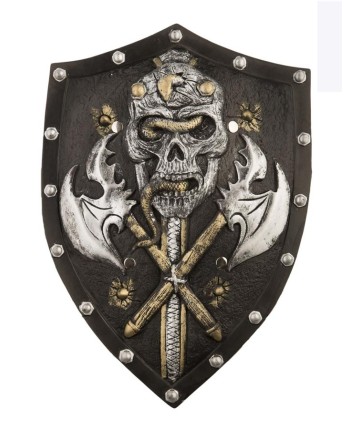 ESCUDO MEDIEVAL FOAM CALAVERA