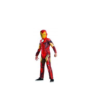 DISFRAZ DE IRON MAN DELUXE CON CUBREBOTAS