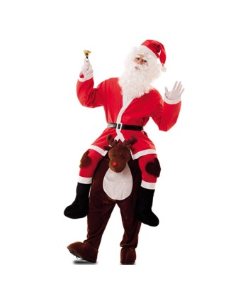 DISFRAZ DE PAPA NOEL A HOMBROS RENO