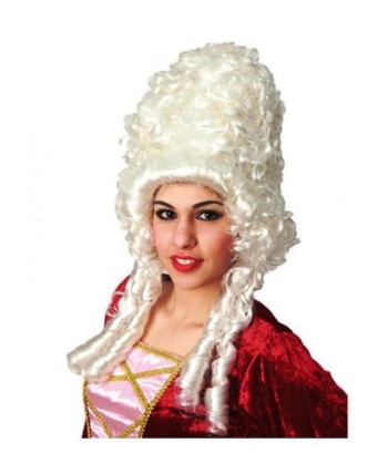 PELUCA EPOCA GRAN DAMA BLANCA