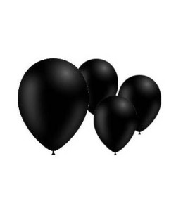 BOLSA 100 GLOBOS NEGRO 2
