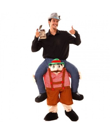 DISFRAZ DE TIROLES MARRON  A HOMBROS CAMISA CUADROS