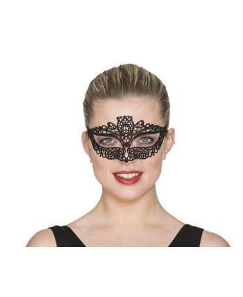 ANTIFAZ ENCAJE NEGRO PICO GRANDE