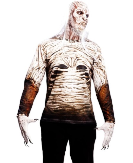 CAMISETA ZOMBIE BLANCO PARA HOMBRE
